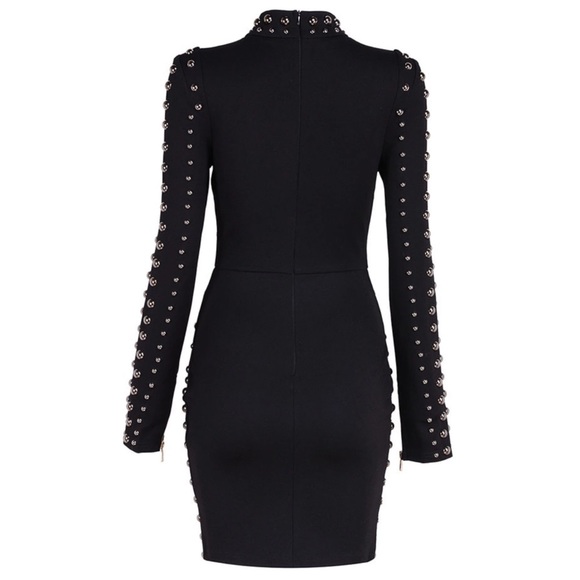 🛍 The LONIMI Stunning Studded Stretch Dress - Picture 4 of 8
